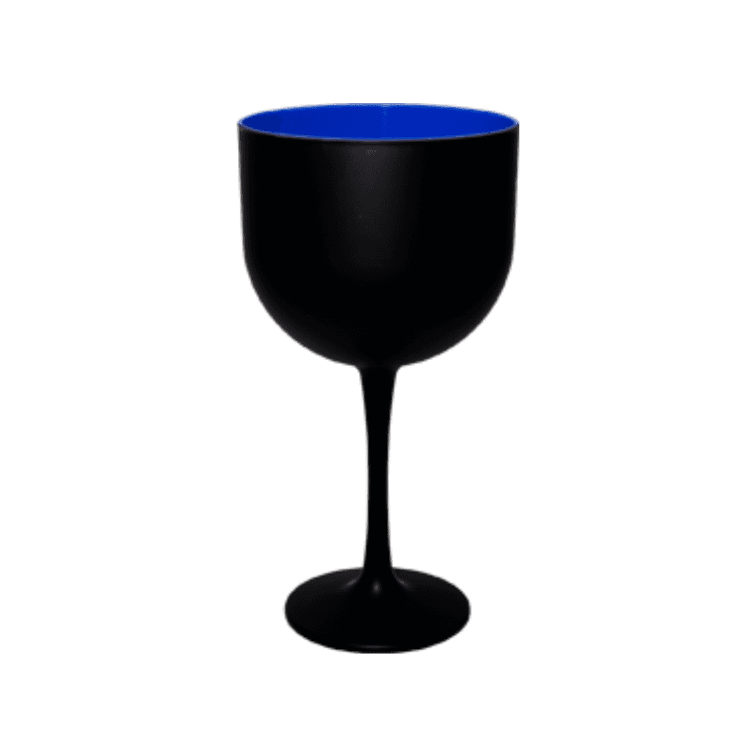 Taça de Gin 600ml Preto Fosco