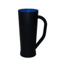 Caneca Slim 400ml Preto Fosco