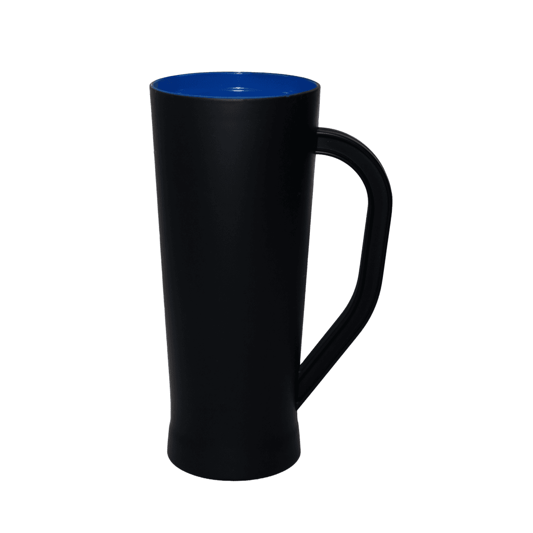 Caneca Slim 400ml Preto Fosco