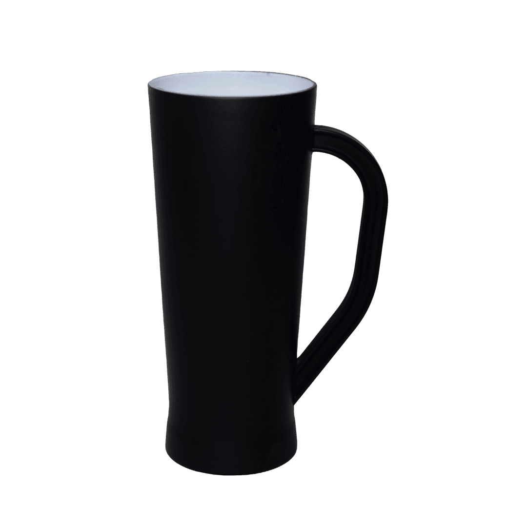 Caneca Slim 400ml Preto Fosco