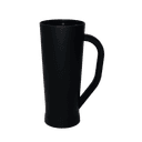 Caneca Slim 400ml Preto Fosco