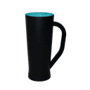 Caneca Slim 400ml Preto Fosco