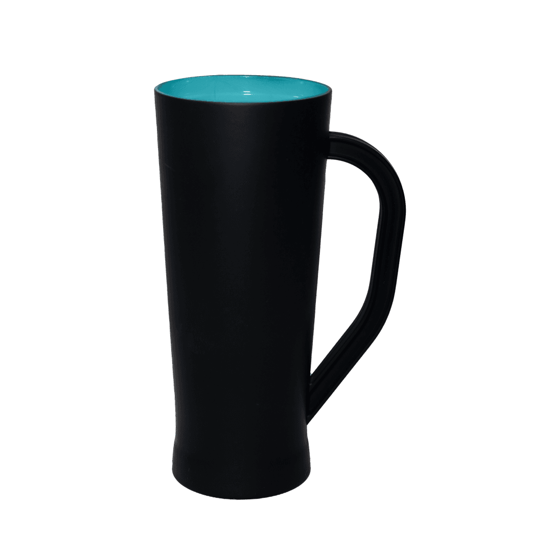 Caneca Slim 400ml Preto Fosco