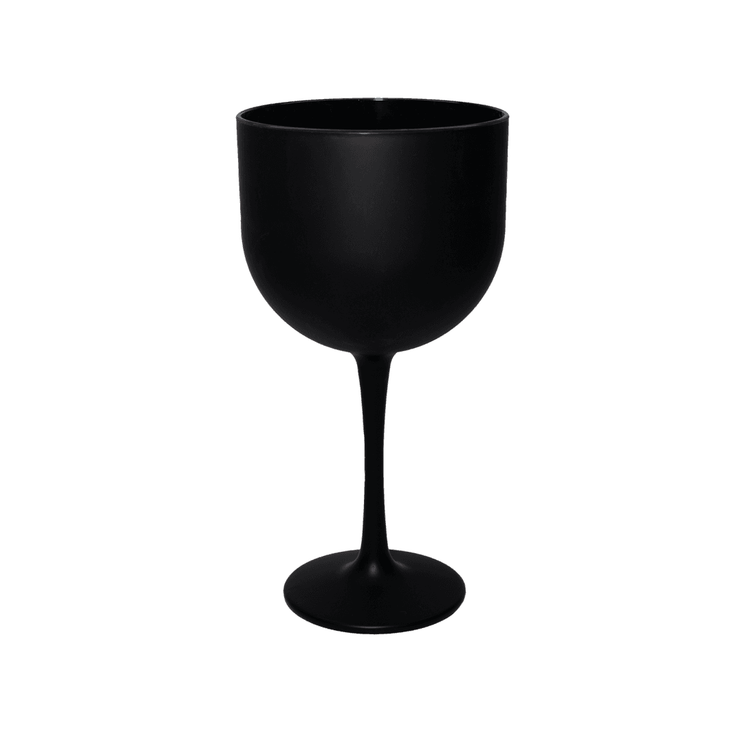 Taça de Gin 600ml Preto Fosco