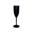Taça Champagne 180 ML Preto Fosco