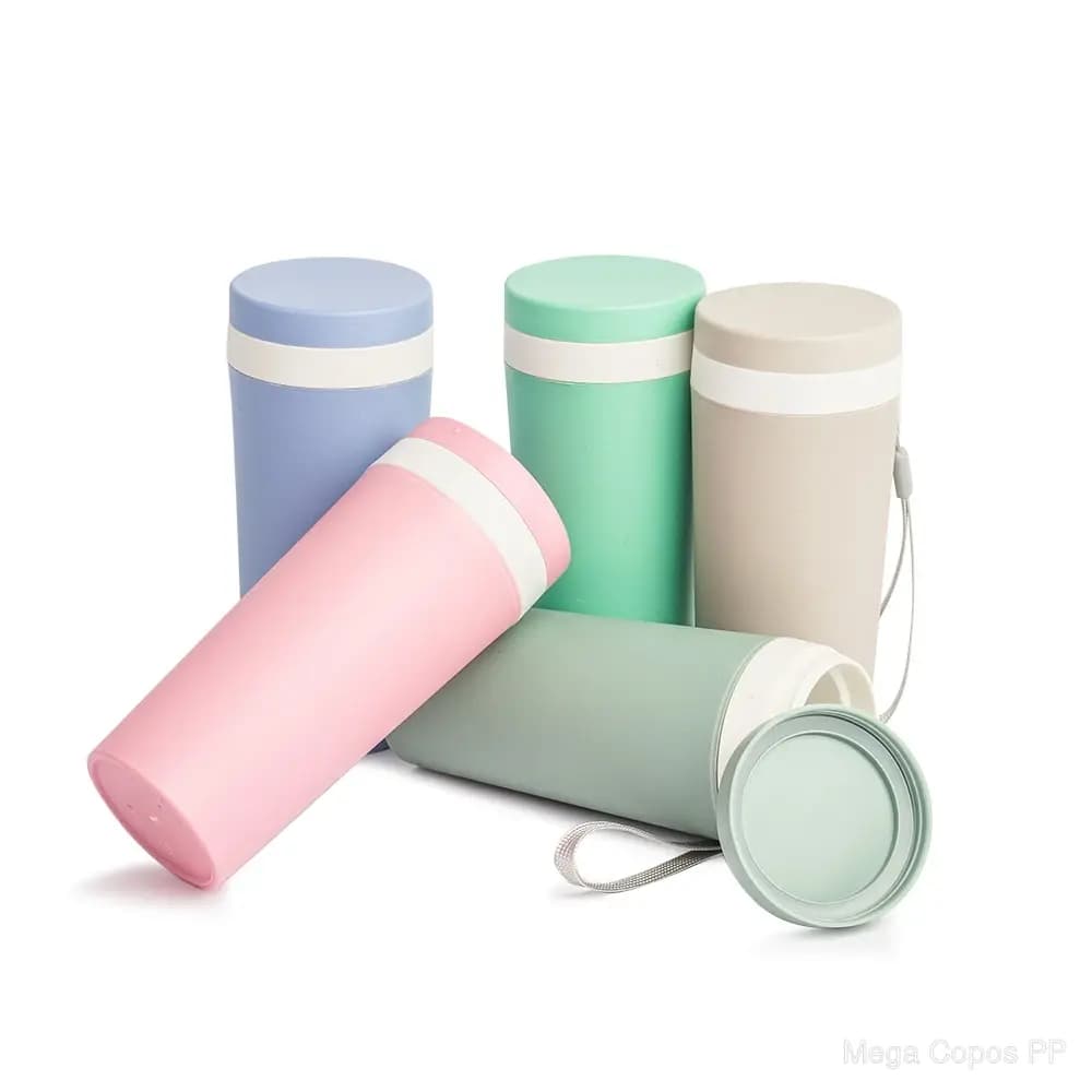 Copo Fibra de Bambu 350ml | Mega Copos PP