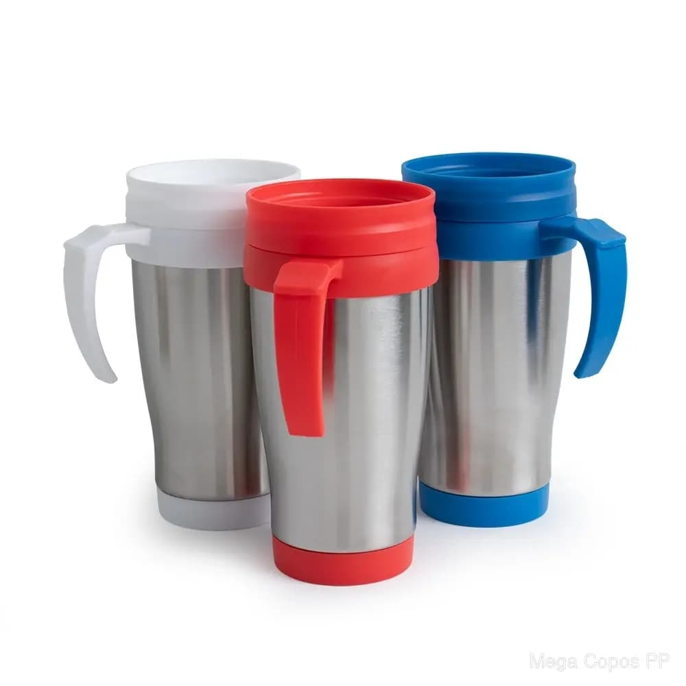 Caneca Inox 400ml | Mega Copos PP