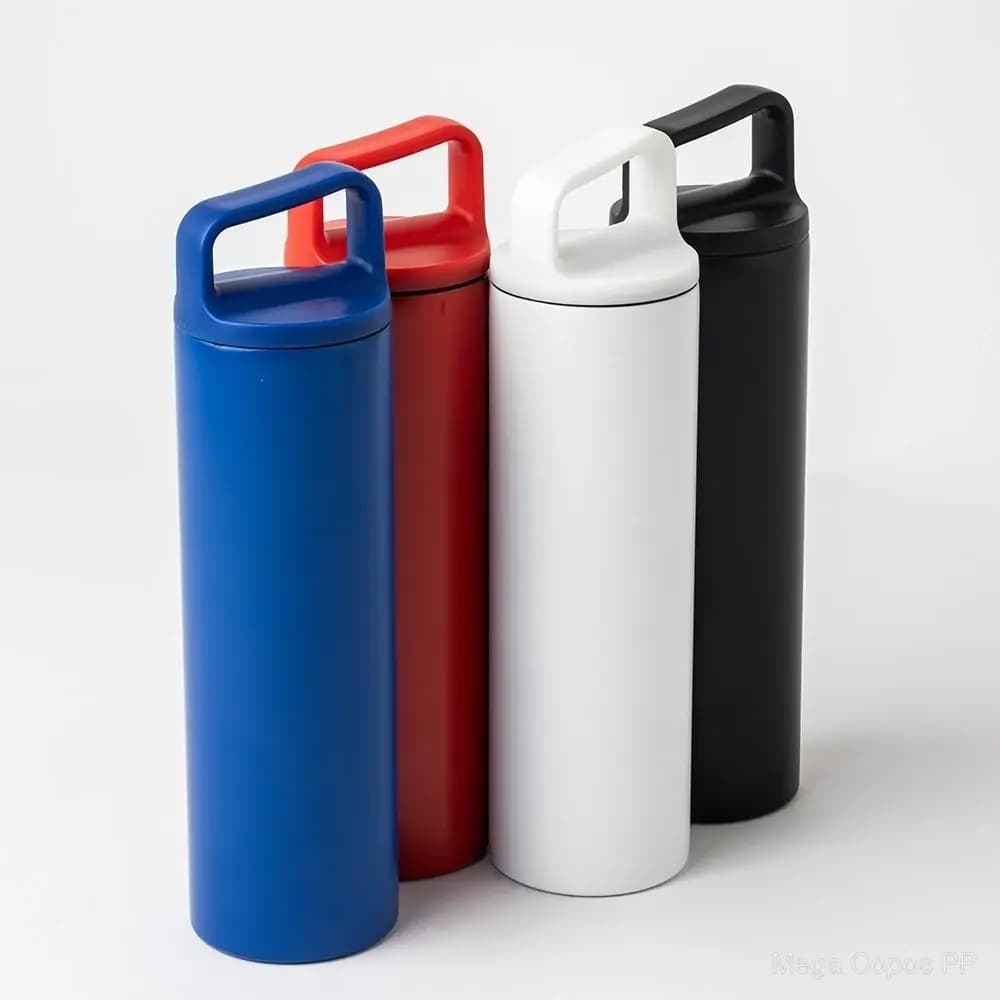 Garrafa Térmica 600ml | Mega Copos PP