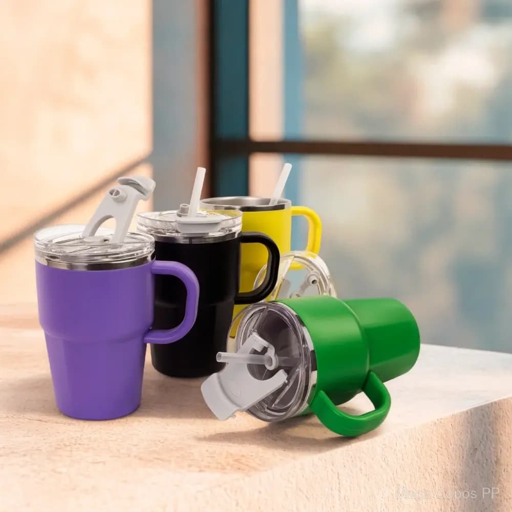 Caneca Parede Dupla 550ml | Mega Copos PP