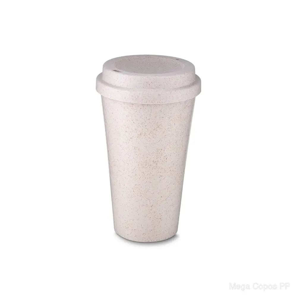 Copo Fibra de Arroz 550ml | Mega Copos PP