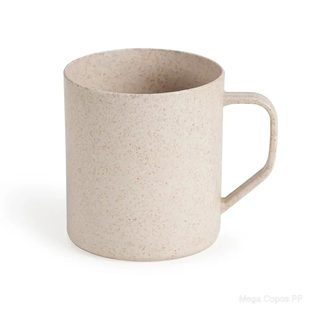 Caneca Fibra de Arroz 400ml | Mega Copos PP