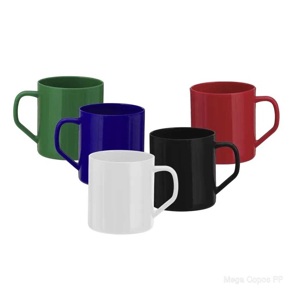 Caneca Plástica 400ml | Mega Copos PP