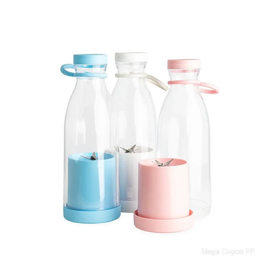 Garrafa com Misturador 380ml | Mega Copos PP