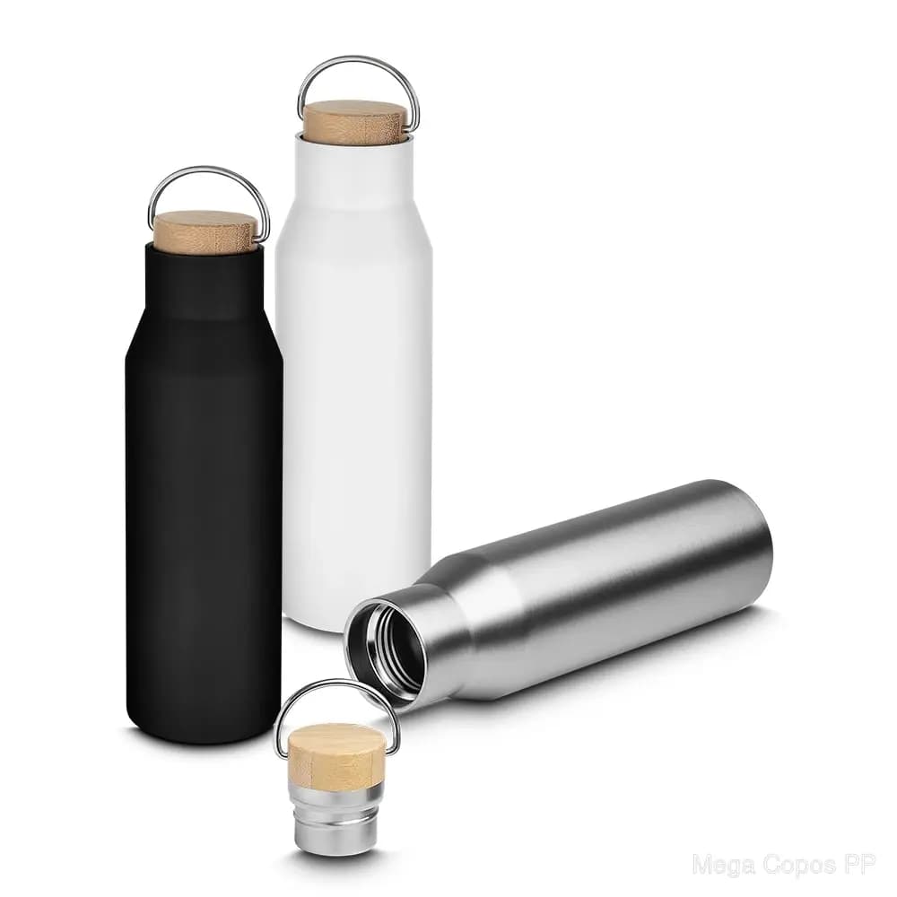 Garrafa Térmica Inox 600ml | Mega Copos PP