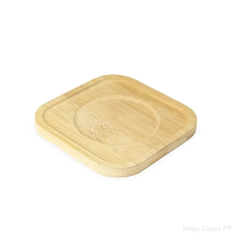 Kit Porta-Copos Bambu com 6 Peças | Mega Copos PP