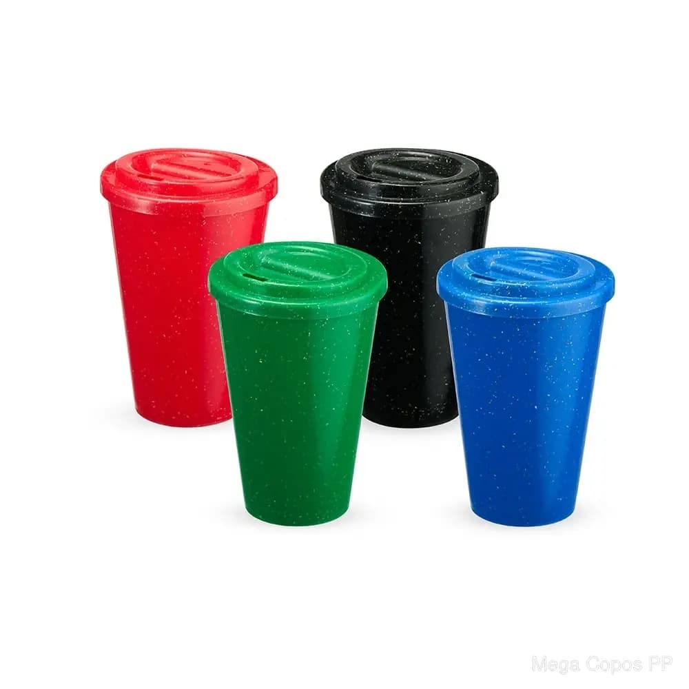 Copo Fibra de Madeira 450ml | Mega Copos PP