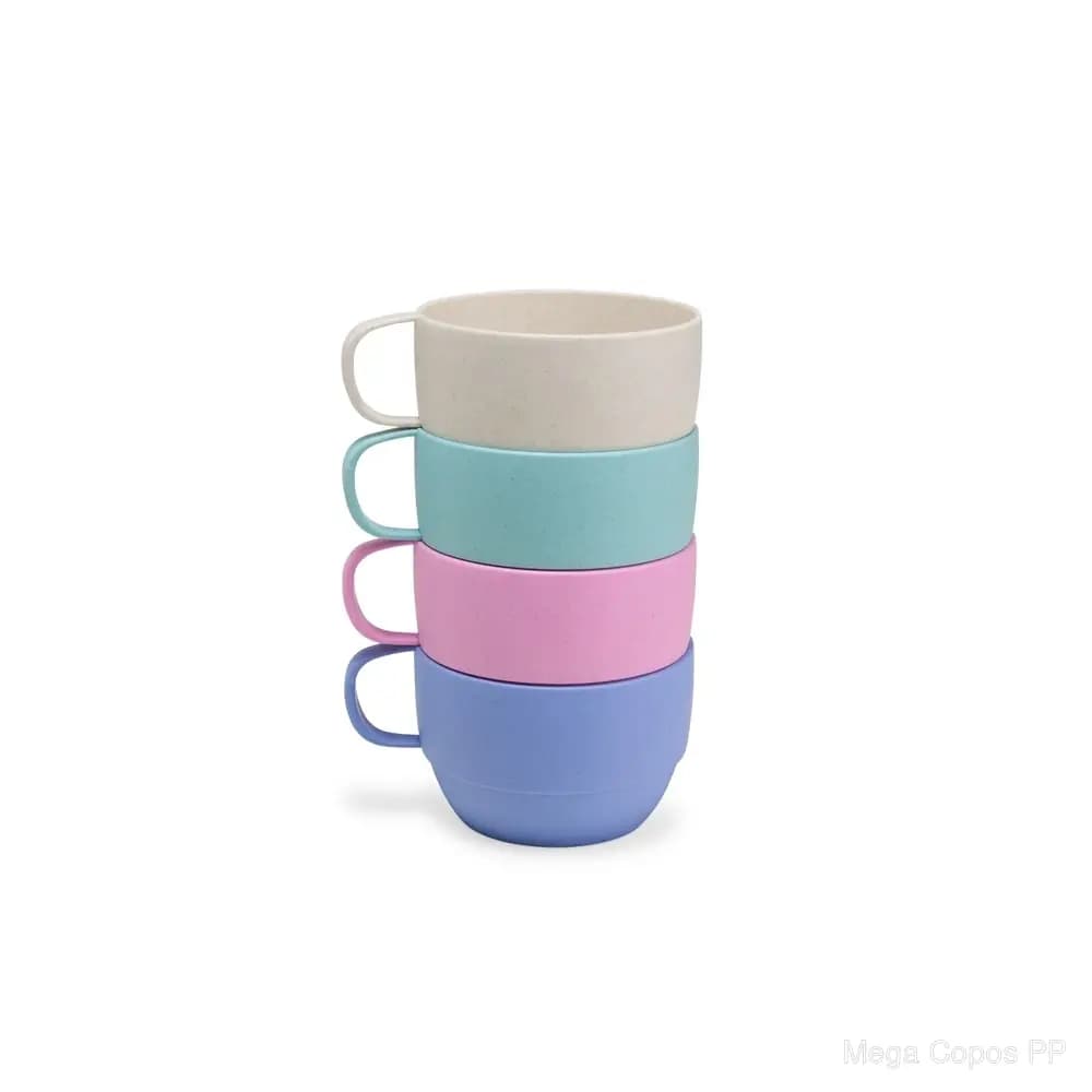 Caneca Palha de Trigo 300ml | Mega Copos PP
