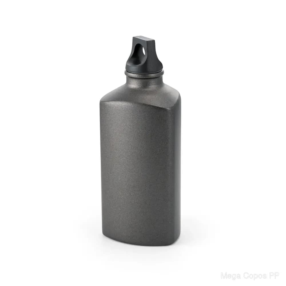 Squeeze em alumínio com formato triangular e tampa em PP 570 mL | Mega Copos PP