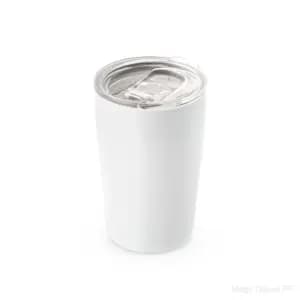 Copo de viagem para sublimação em aço inox de parede dupla térmica, isolada a vácuo 380 mL