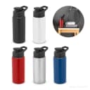 Squeeze esportiva em alumínio com parede simples e acabamento em mate 660 mL | Mega Copos PP