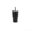 Copo de viagem compacto em aço inox 91% reciclado com parede dupla isolada a vácuo e acabamento mate 600 mL | Mega Copos PP