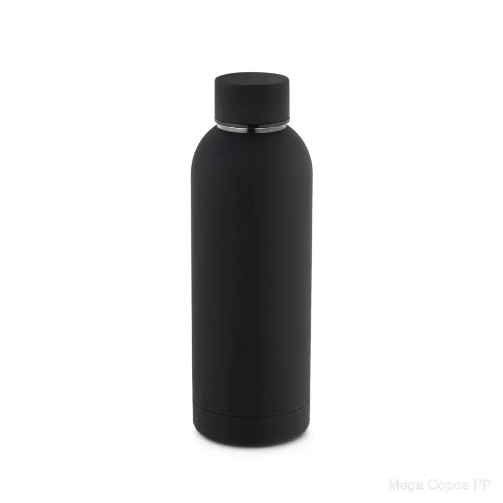 Garrafa em aço inox 36% reciclado de parede dupla térmica, isolada a vácuo 550 mL | Mega Copos PP