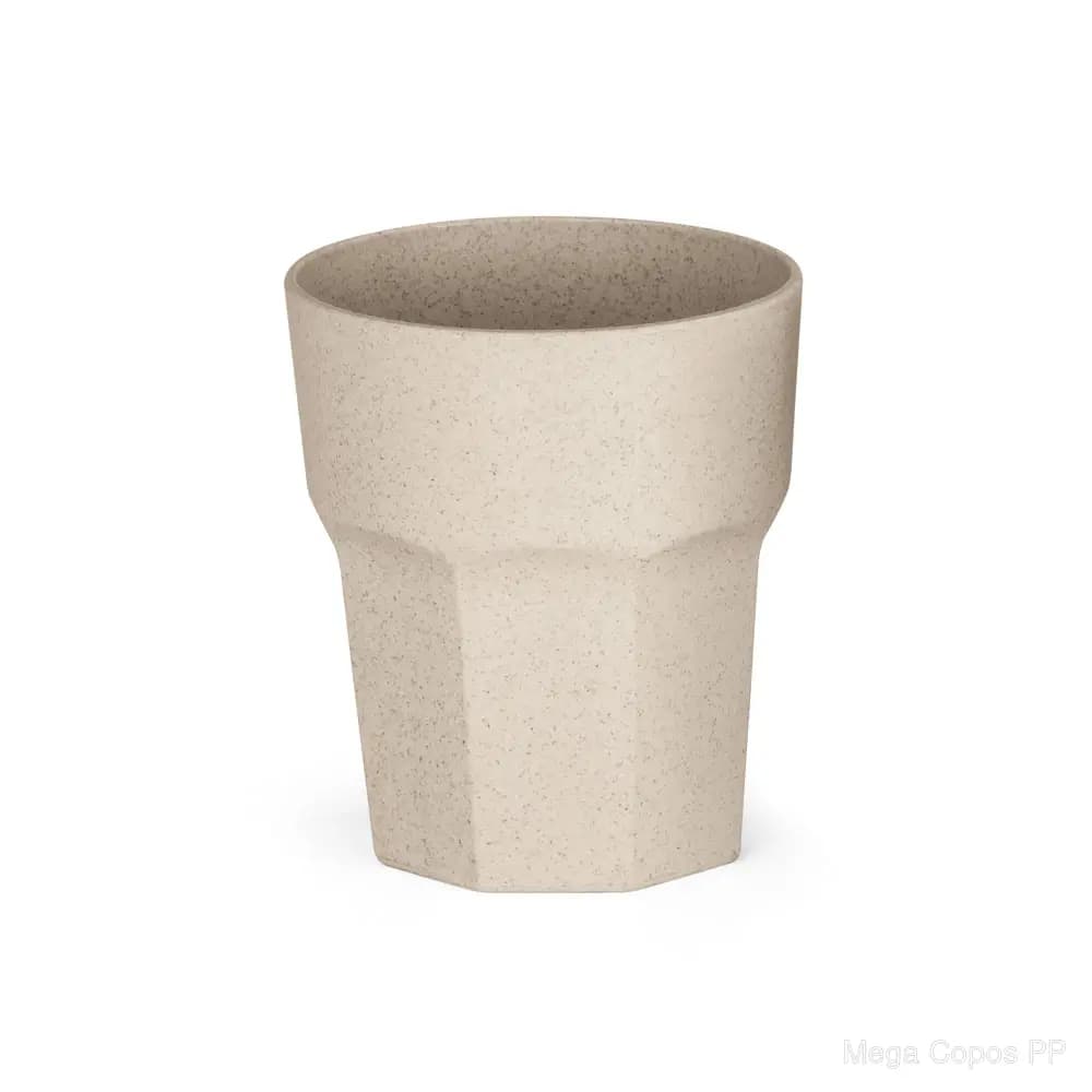 Copo em fibra de arroz (60%) e PP (40%) 400 mL | Mega Copos PP