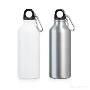 Squeeze em alumínio para sublimação com mosquetão 500 mL