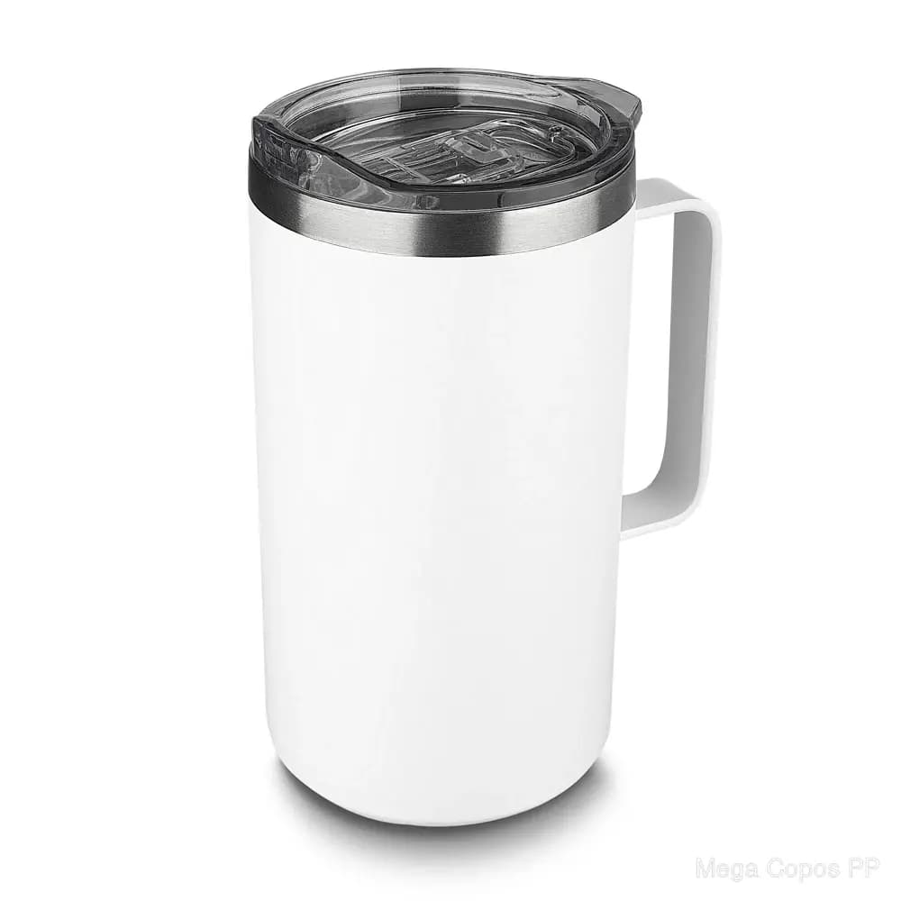 Caneca Térmica em Aço Inox | Mega Copos PP