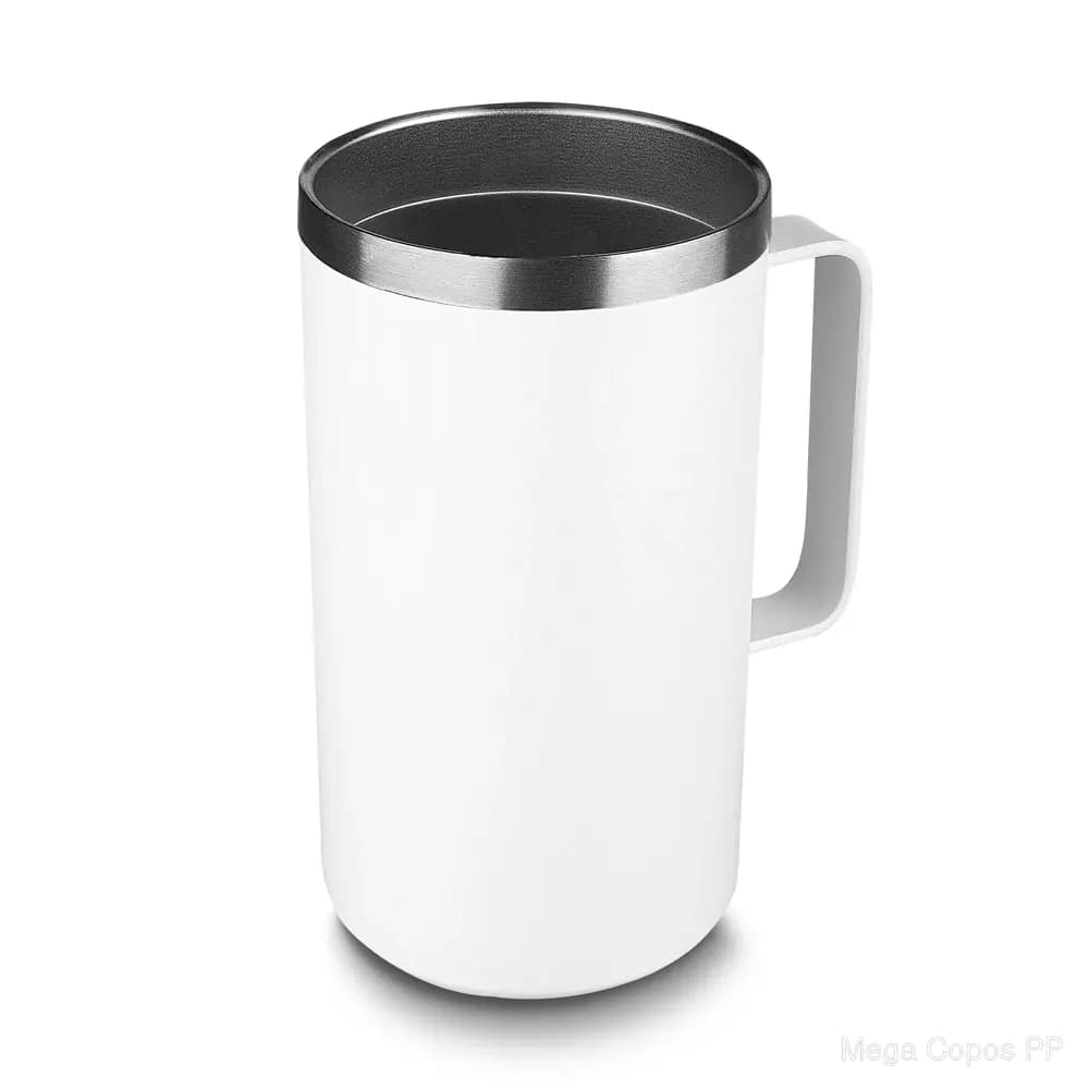 Caneca Térmica em Aço Inox | Mega Copos PP