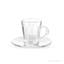 Xicara Express com Pires Americano - 90 Ml | Mega Copos PP