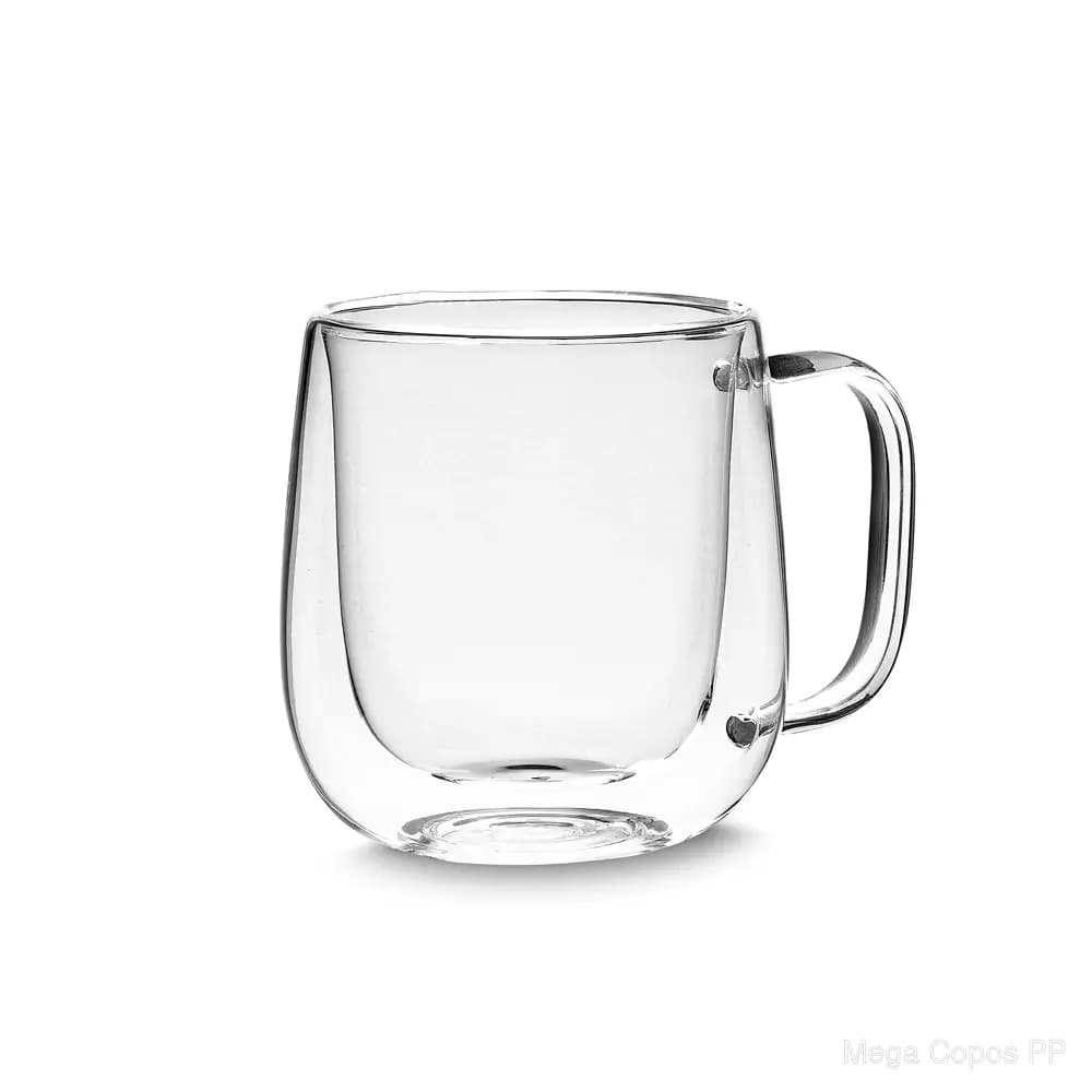 Caneca de Vidro Borossilicato | Mega Copos PP