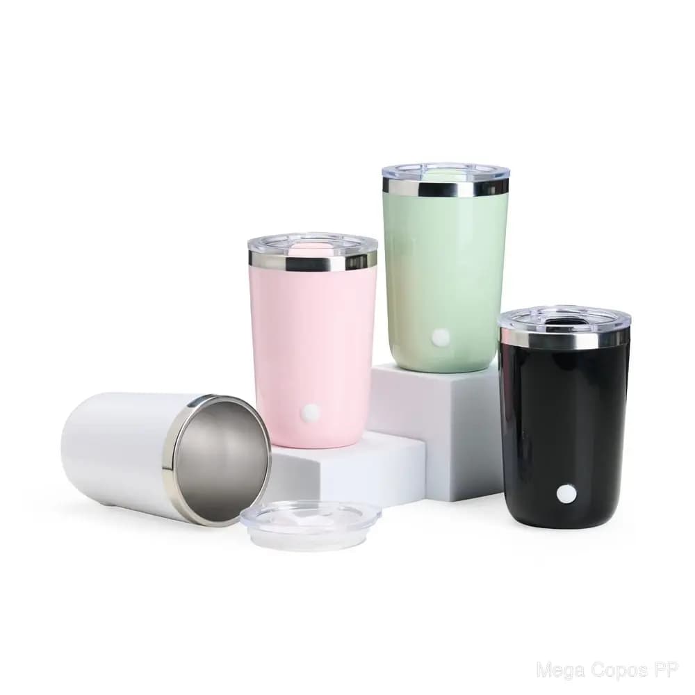 Copo com Misturador 300ml | Mega Copos PP