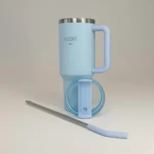 Copo Térmico com Canudo INOX 1200ml - Linha H580
