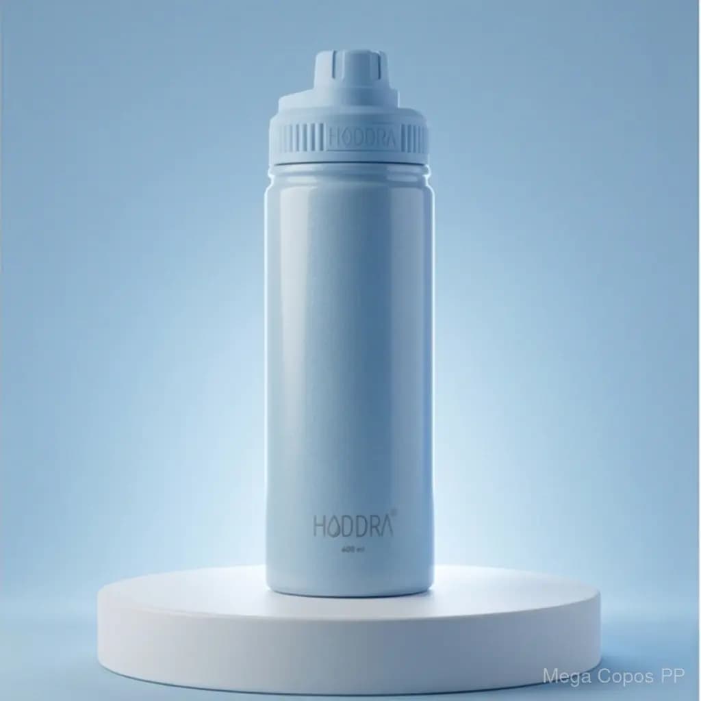 Garrafa Térmica Perolada 600ml Lilas | Mega Copos PP