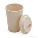 Copo em Fibra de Bambu com Tampa - 450ml | Mega Copos PP