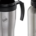 Conj. de Squeeze e Caneca em Aço Inox  600/410 Ml- 2 Pçs | Mega Copos PP