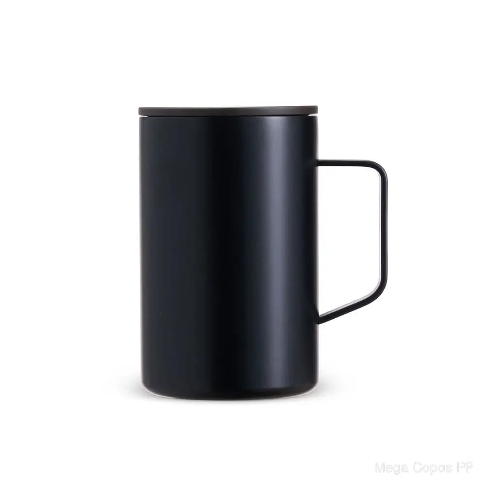 Caneca Inox Parede Dupla 350ml | Mega Copos PP
