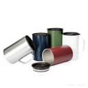 Caneca Inox Parede Dupla 350ml | Mega Copos PP