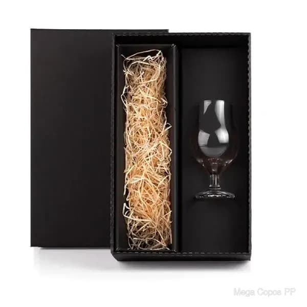 Copo de Vidro para Cerveja 400 Ml - 1 Pç - com Espaço para a Garrafa | Mega Copos PP