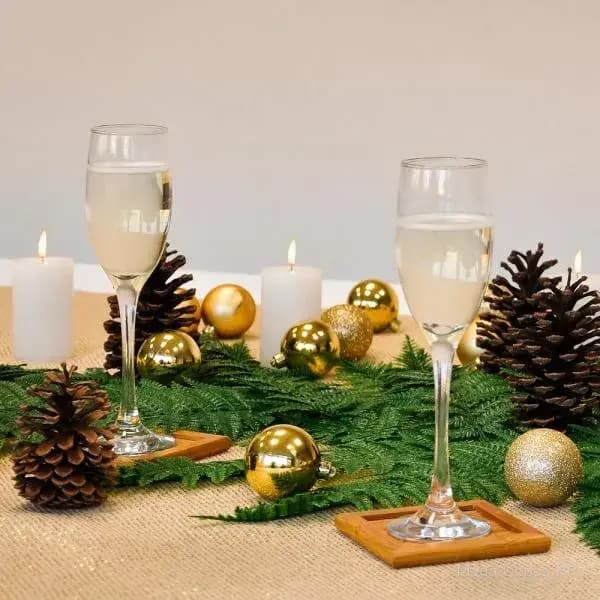 Kit de Taças de Vidro para Champagne 190 Ml - 2 Pçs  | Mega Copos PP