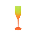 Taça Champagne 180 ML Bicolor