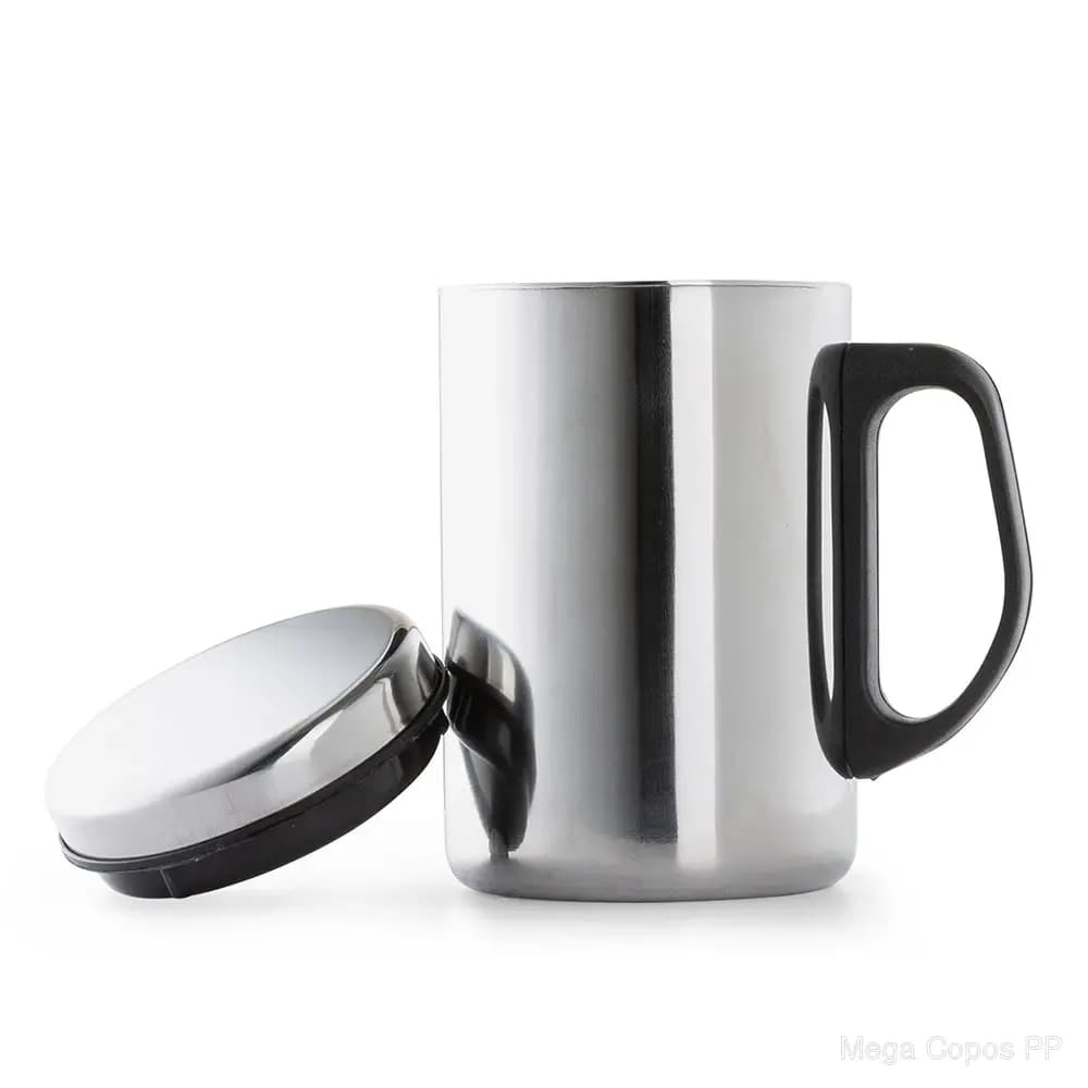 Caneca Parede Dupla 350ml | Mega Copos PP