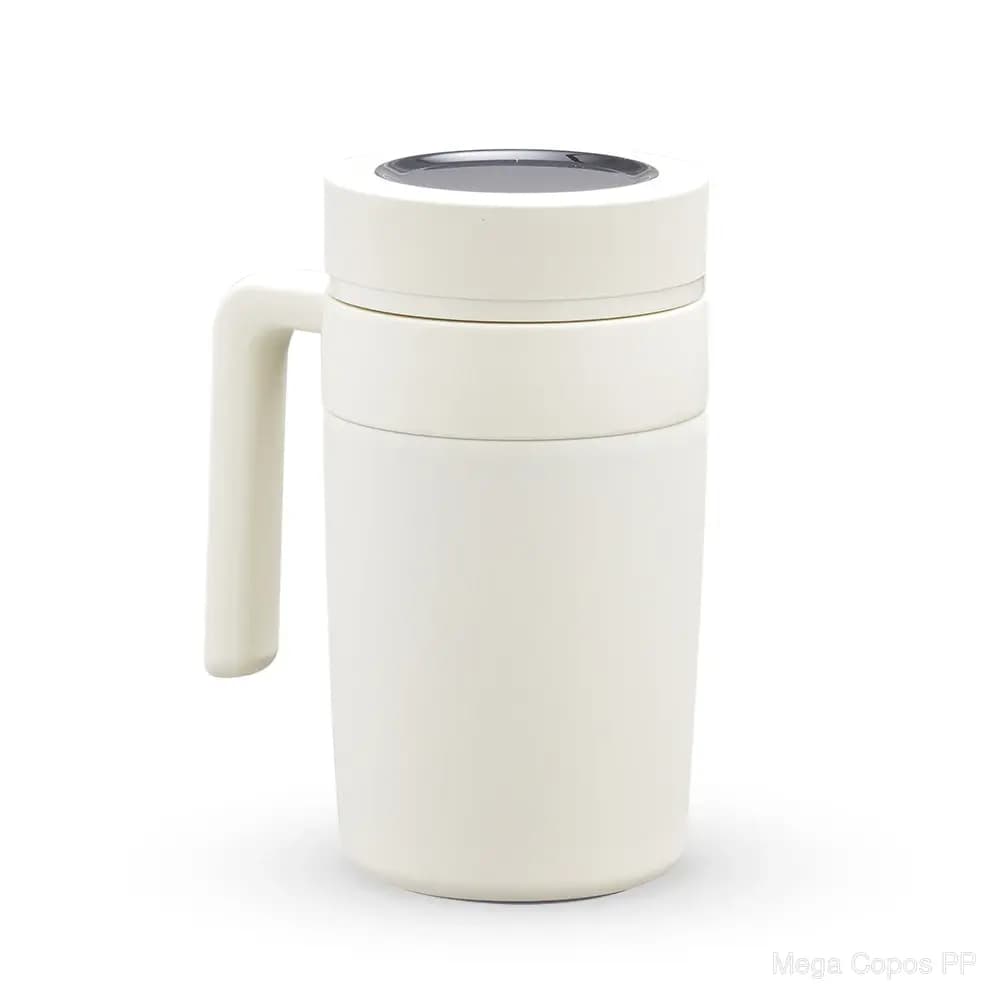 Caneca Térmica Inox 500ml com Display LED | Mega Copos PP