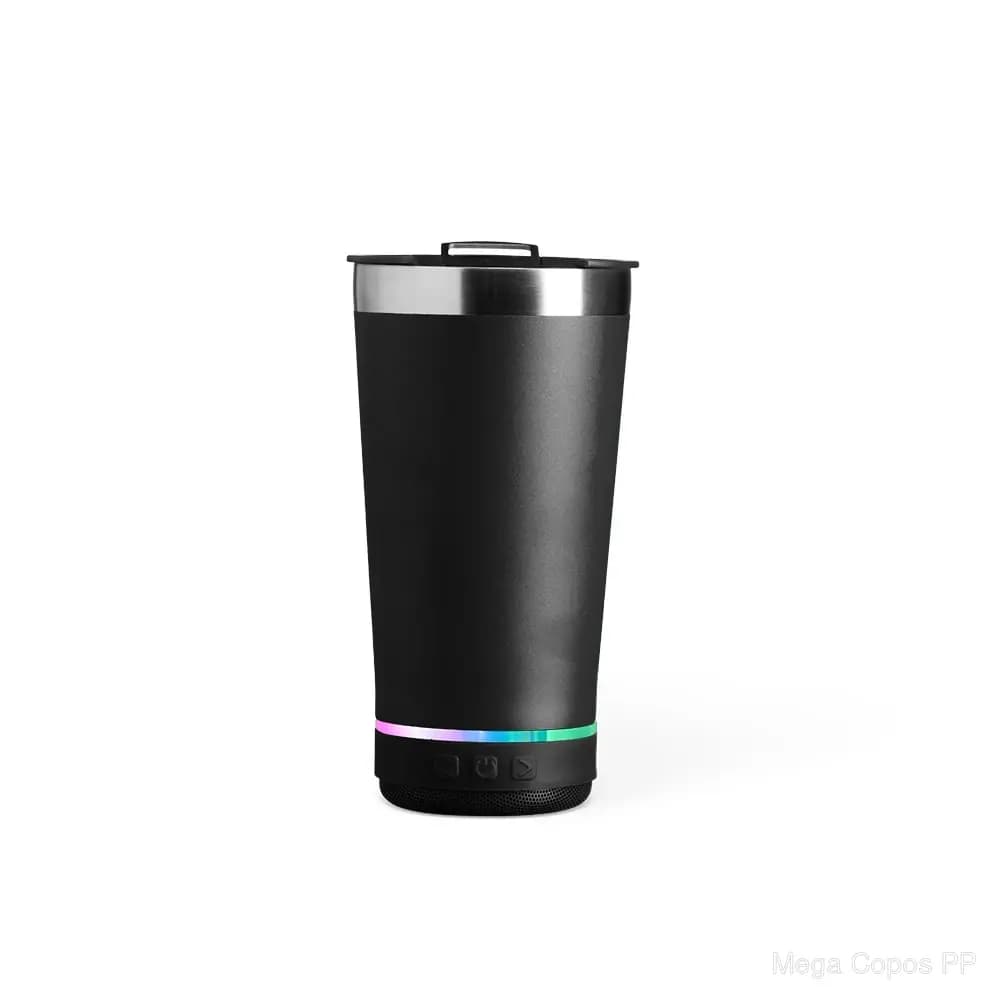 Copo Térmico 400ml com Caixa de Som | Mega Copos PP