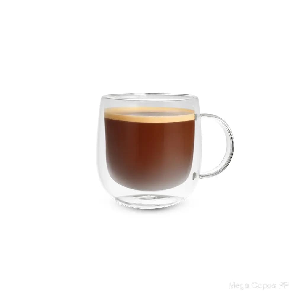 Caneca de Vidro Borossilicato | Mega Copos PP