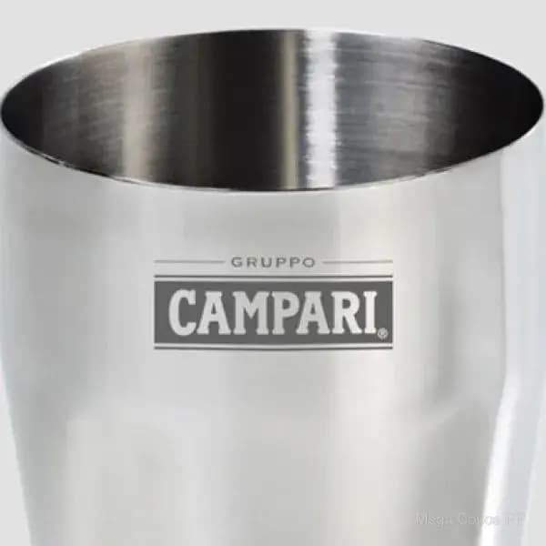 Copo em Aço Inox Escovado - 350 Ml | Mega Copos PP