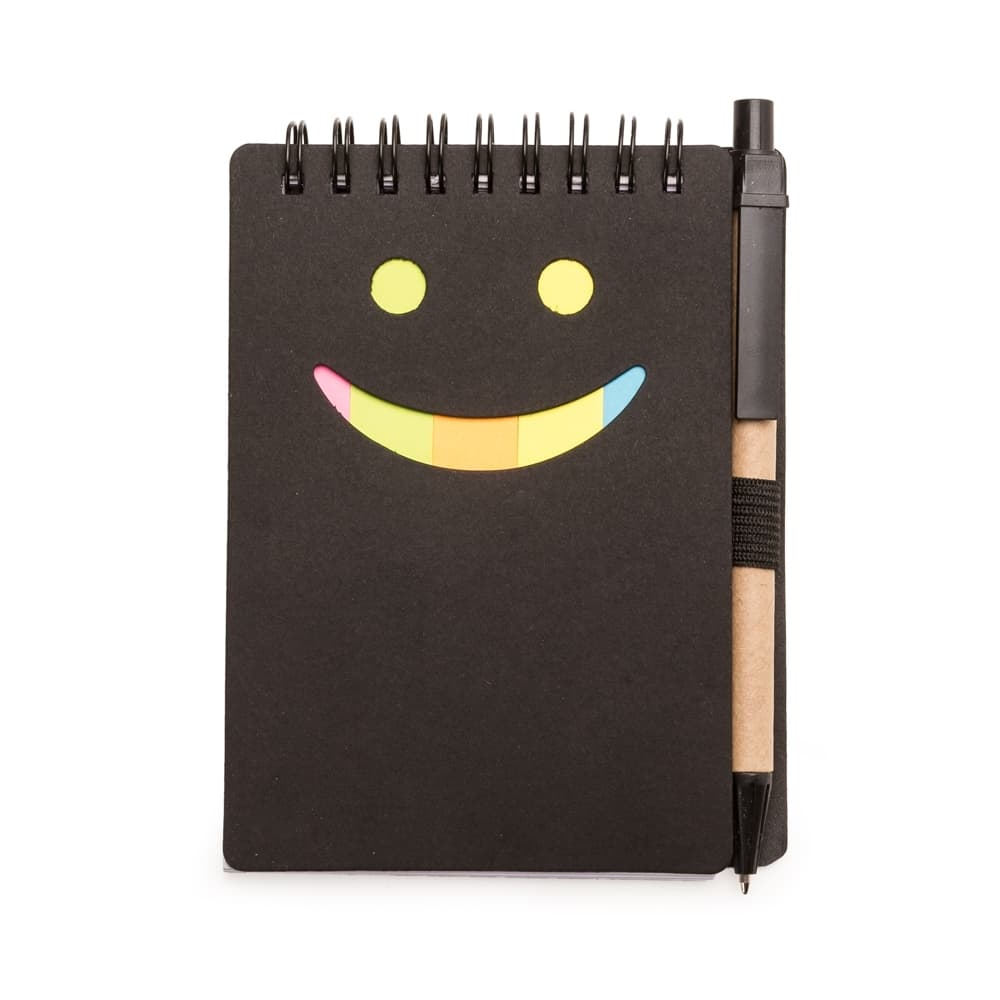 Bloco de Anotações com Post-it e Caneta