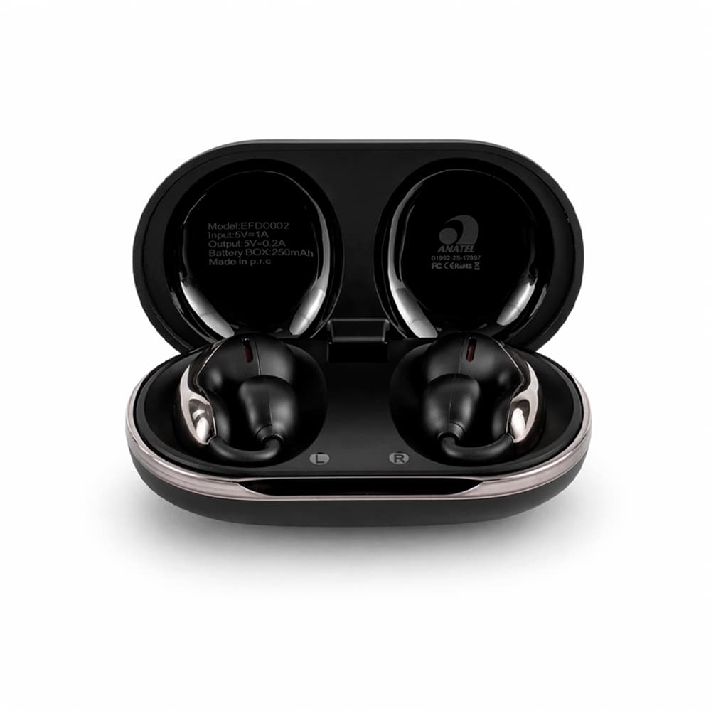 Fone de Ouvido Bluetooth com Case Carregador