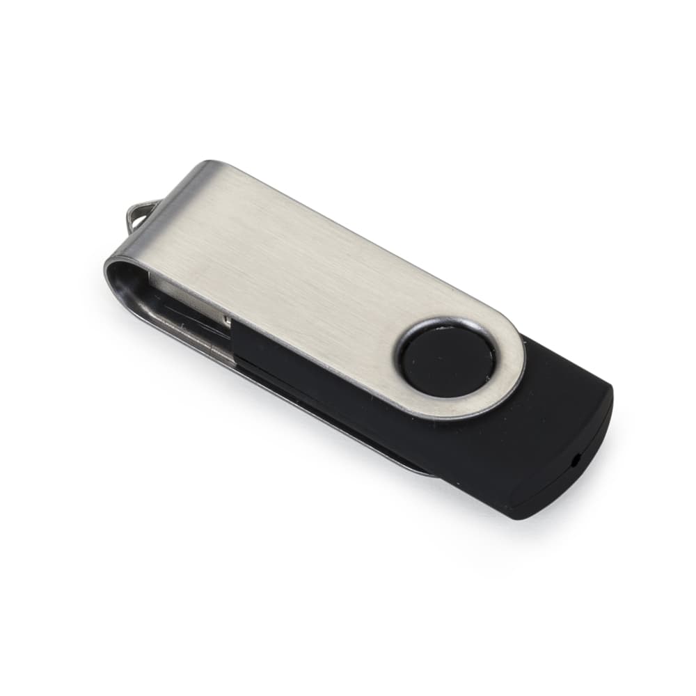 Pen Drive Giratório Metálico 4GB